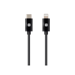 Monoprice 38379 mobile phone cable Black 35.8" (0.91 m) USB C Lightning