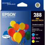 Epson 288 ink cartridge Standard Yield Cyan, Magenta, Yellow