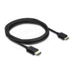 DeLOCK 81686 HDMI cable 3 m HDMI Type A (Standard) HDMI Type C (Mini) Black