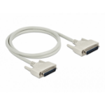 DeLOCK Serial Cable D-Sub 25 male to male 1 m