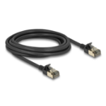 DeLOCK RJ45 Network Cable Cat.8.1 F/FTP Slim Pro 3 m black