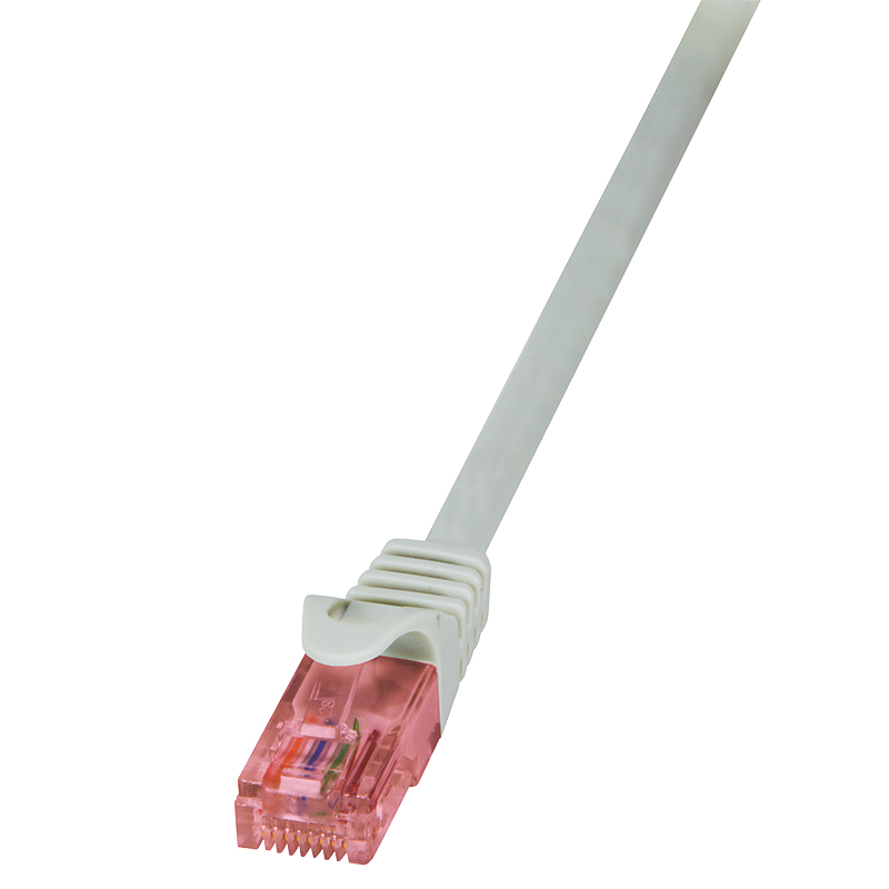 Image of LogiLink RJ45/RJ45, 15 m networking cable Grey Cat6 U/UTP (UTP)