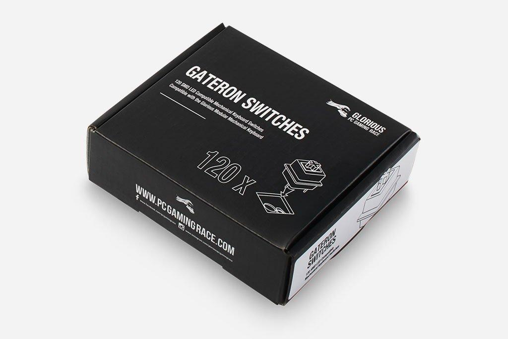 Glorious PC Gaming Race Gateron Brown Switches - Linear Silent