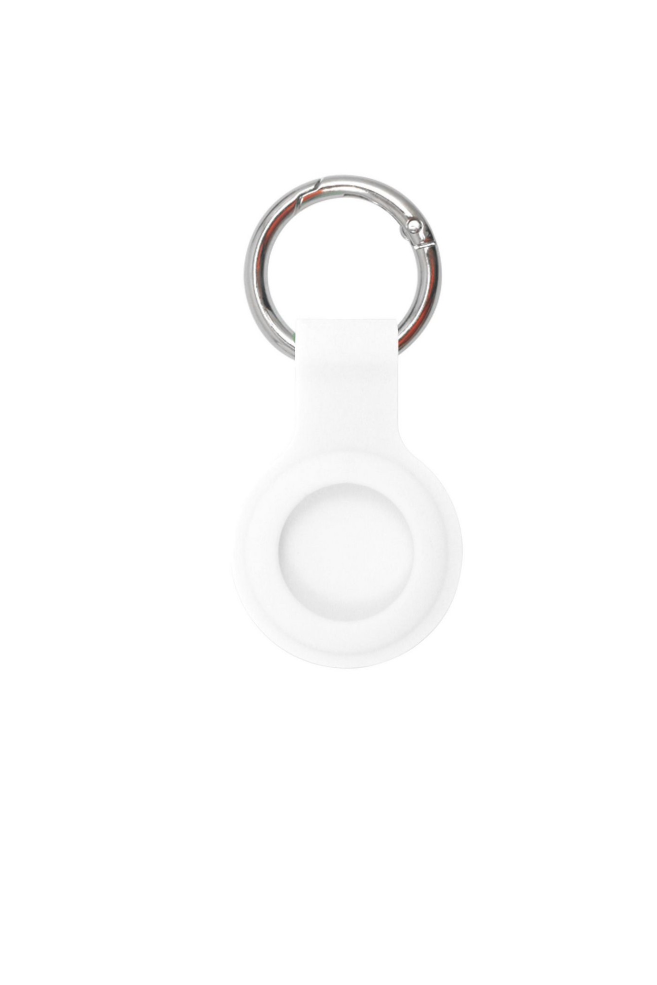 eSTUFF AirTag Keyring Silicone White
