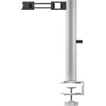 HP 762U0AA monitor mount / stand 80 cm (31.5") Black, Silver Desk