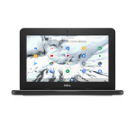 DELL Chromebook 3100 11.6" HD Intel® Celeron® N N4020 4 GB LPDDR4-SDRAM 16 GB eMMC Wi-Fi 5 (802.11ac) ChromeOS Black