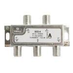 Triax SCS 4 Cable splitter Silver, White