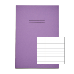 Rhino A4 Exercise Book 80 Page Purple F8M (Pack of 10)