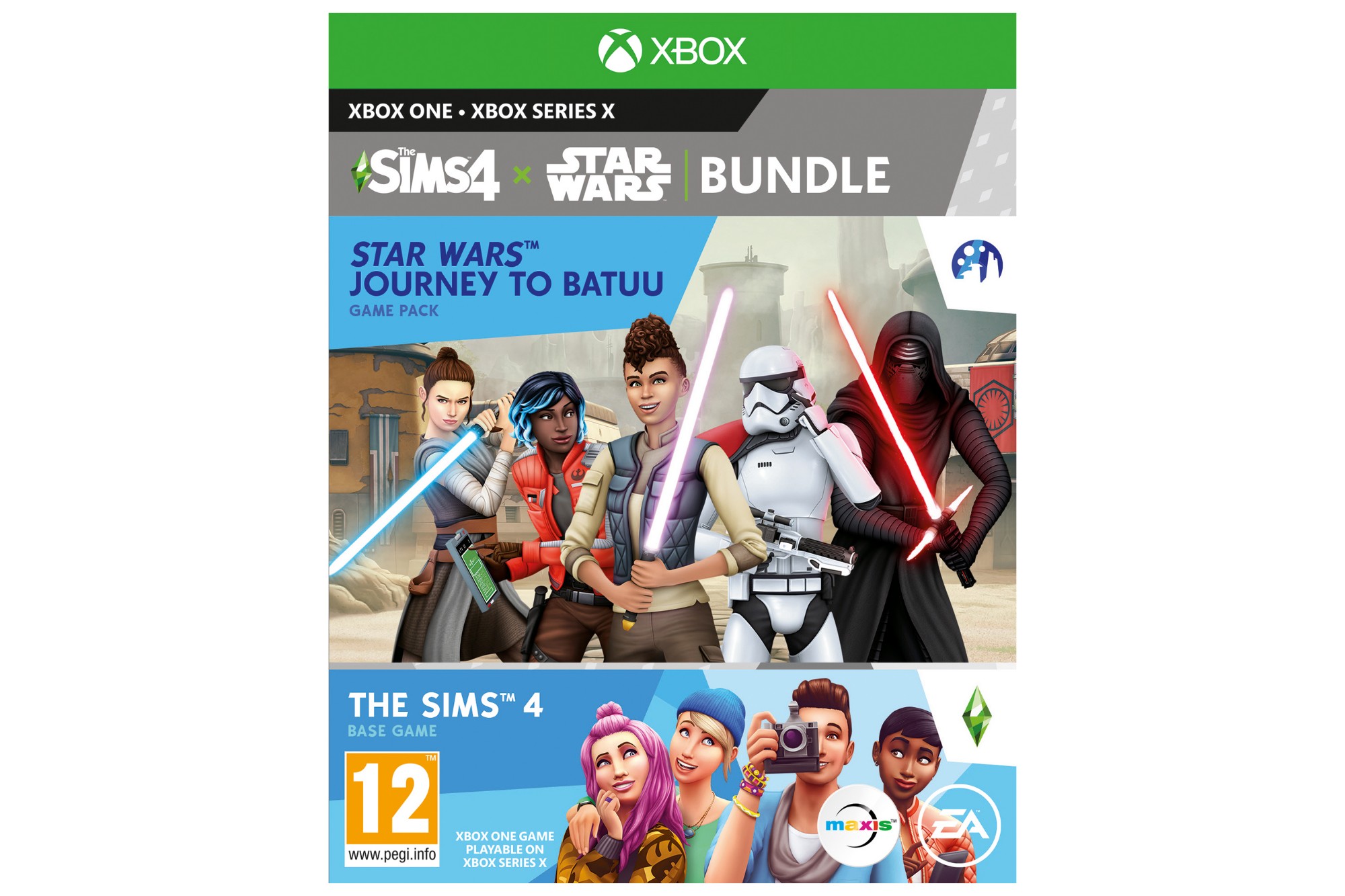 1094583 MICROSOFT Xbox One SIMS 4 Plus Star Wars: Journey to Batuu Bundle Game