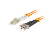 Lanberg FO-STLU-MD21-0100-OG InfiniBand/fibre optic cable 1 m ST LC OM2 Orange