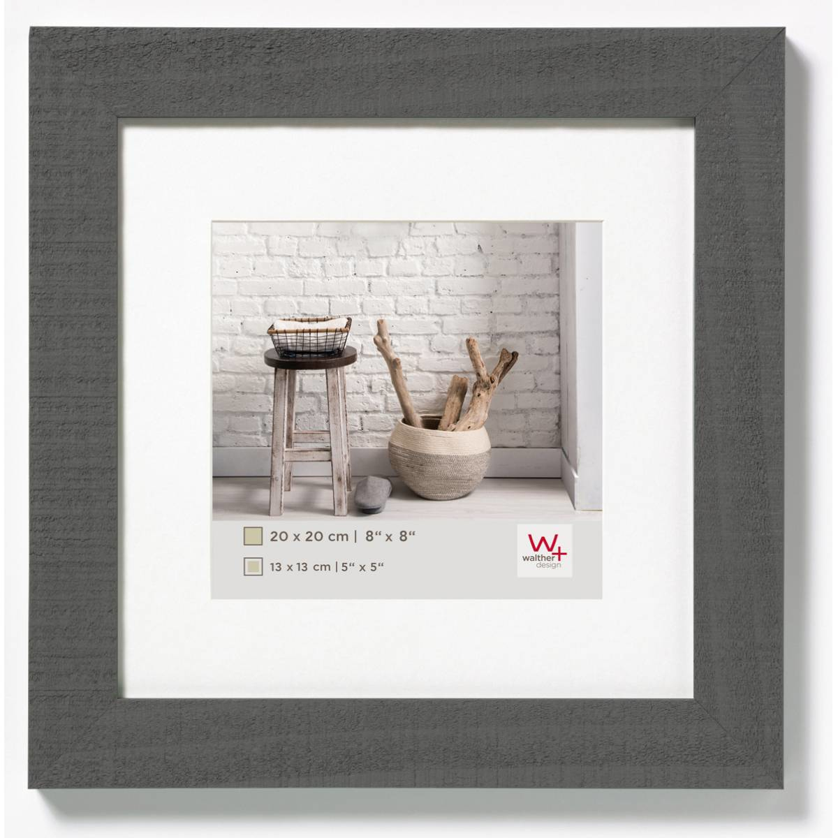 Image of Walther Design HO220D - Wood - Gray - Single picture frame - 13 x...
