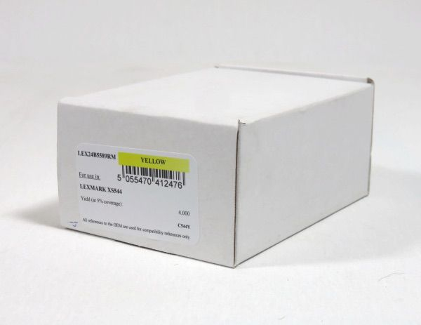 Data Direct Lexmark XS544/548 Yellow Remanufactured 4K 24B5589RM