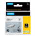 DYMO ® Rhino Industrial Heat-Shrink Labels, 1" Tube, Black Print on White