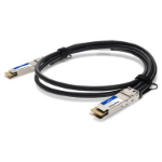 AddOn Networks QDD-400-CU2M-AO InfiniBand/fibre optic cable 2 m QSFP-DD Black, Silver