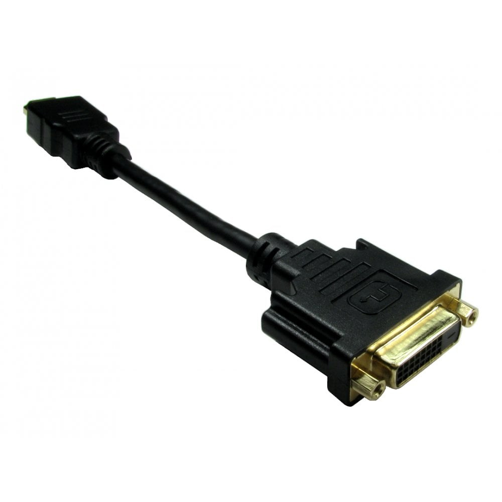 Image of Cables Direct CDL-DV005CAB video cable adapter 0.15 m HDMI DVI-D Black