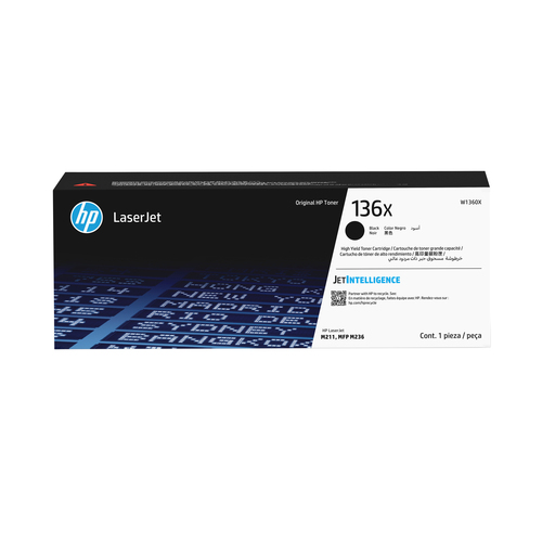 HP HP 136X BLACK ORIGINAL LASERJET TONE