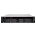QNAP TS-877XU-RP-3600-8G 96TB (WD RED PLUS)  8 Bay NAS; AMD Ryzen 3600 6-core/12-thread 3.6 GHz processor; 8GB DDR4 RAM; 8x 2.5/3.5 SATA HDD/SSD; 2xGbE LAN; 2 x 10GbE SFP+; USB. 3.1/3.0;  4 x PCIe expansion slot; 500W redundant power supply; QVR Pro free