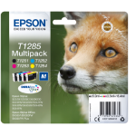 Epson C13T12854022/T1285 Ink cartridge multi pack Bk,C,M,Y Blister Radio Frequency 5,9 ml + 3x3,5 ml Pack=4 for Epson Stylus S 22/SX 235 W/SX 420/SX 430 W