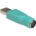 Microconnect USBA-M/PS2-F cable gender changer Violet