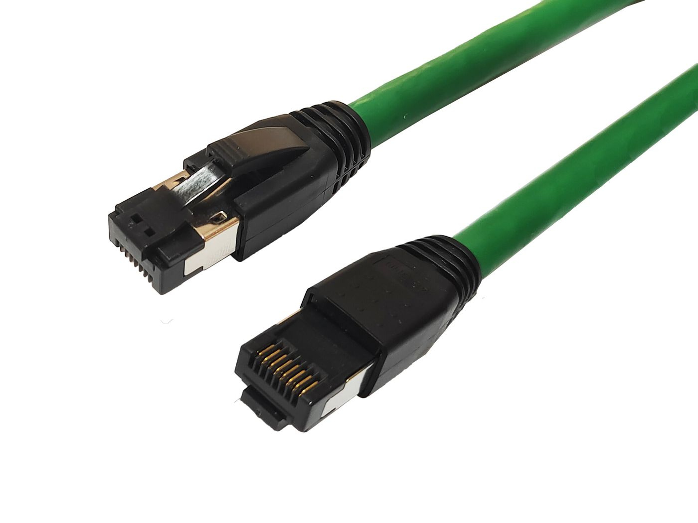 Photos - Cable (video, audio, USB) Microconnect MC-SFTP8015G networking cable Green 1.5 m Cat8.1 S/FTP (S 