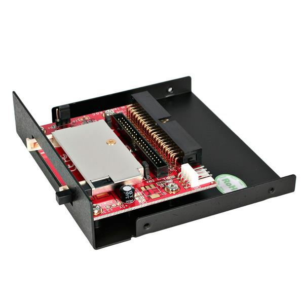 Image of StarTech.com 3.5in Drive Bay IDE to Single CF SSD Adapter Card Reader