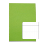 Rhino A4 Exercise Book 32 Page, Light Green, S10 (Pack of 100)