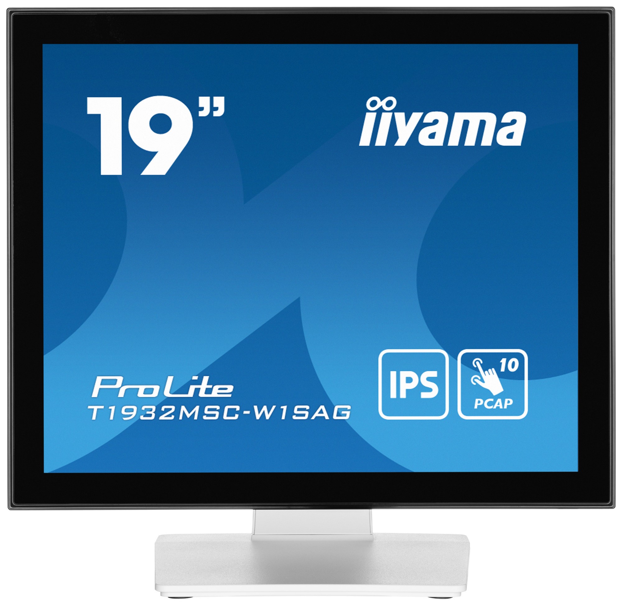 T1932MSC-W1SAG IiYAMA ProLite T1932MSC-W1SAG computer monitor 48.3 cm (19') 1280 x 1024 pixels Full HD LED Touchscreen Tabletop White