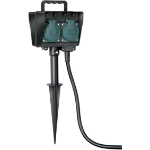 Brennenstuhl 1154440 power extension 1.4 m 4 AC outlet(s) Black, Green