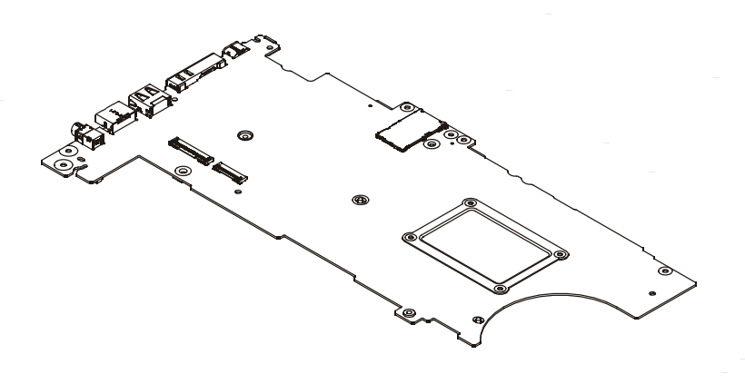 Lenovo Fru01hx898 Laptop Spare Part Motherboard