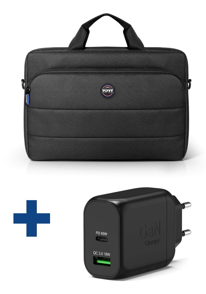 PORT Designs POWER PACK 16’’ 40.6 cm (16") Messenger case Black