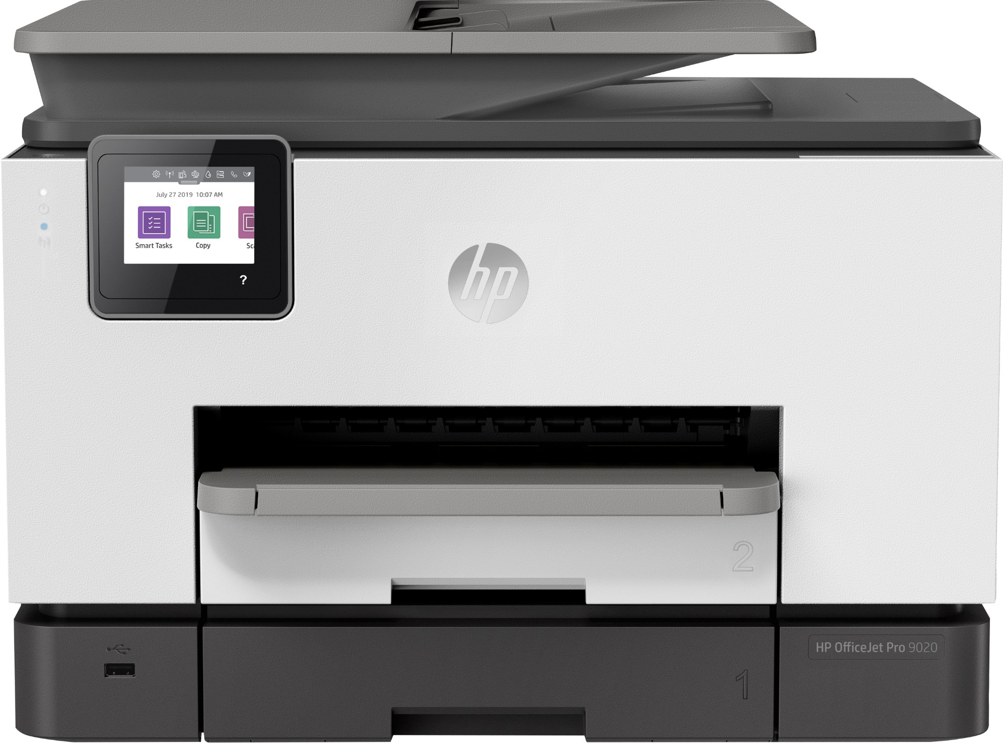 HP OfficeJet Pro 9020 All-in-One Printer, Print, copy, scan, fax, 35-sheet ADF; USB Scan to email; printing
