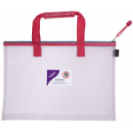 Snopake EVA Mesh HC Project Zippa Bag A3 Red- 1 Bag