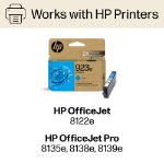 HP 923e EvoMore Cyan Original Ink Cartridge
