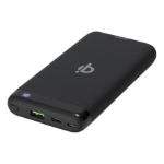 Deltaco PB-Q1001 power bank Lithium-Ion (Li-Ion) 10000 mAh Wireless charging Black