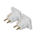 Maplin UK to European Travel Adapter Plug - Pack of 2