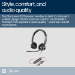 HP Poly Blackwire 3320 Stereo Microsoft Teams Certified USB-C Headset +USB-C/A Adapter