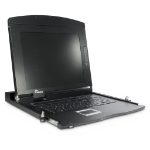 Inter-Tech AS-7108 HLS rack console 43.2 cm (17") 1280 x 1024 pixels Steel Black