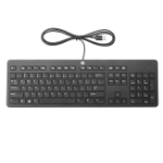 HP 1JQ87AV keyboard Office USB Black