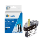 CTS Wholesale Comp Brother LC421XLBK High Capacity Black Ink Cartridge 12.5ml Pigment Ink 500 Pages