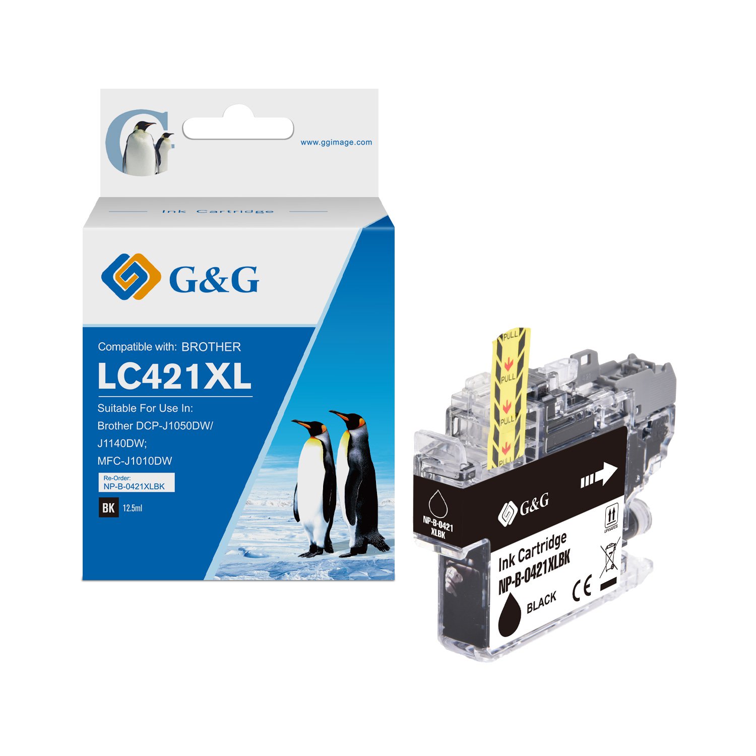 Image of CTS Wholesale Compatible Brother LC421XLBK High Capacity Black Ink Car