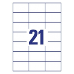 Avery 3652-10 self-adhesive label Rectangle Permanent White 210 pc(s)