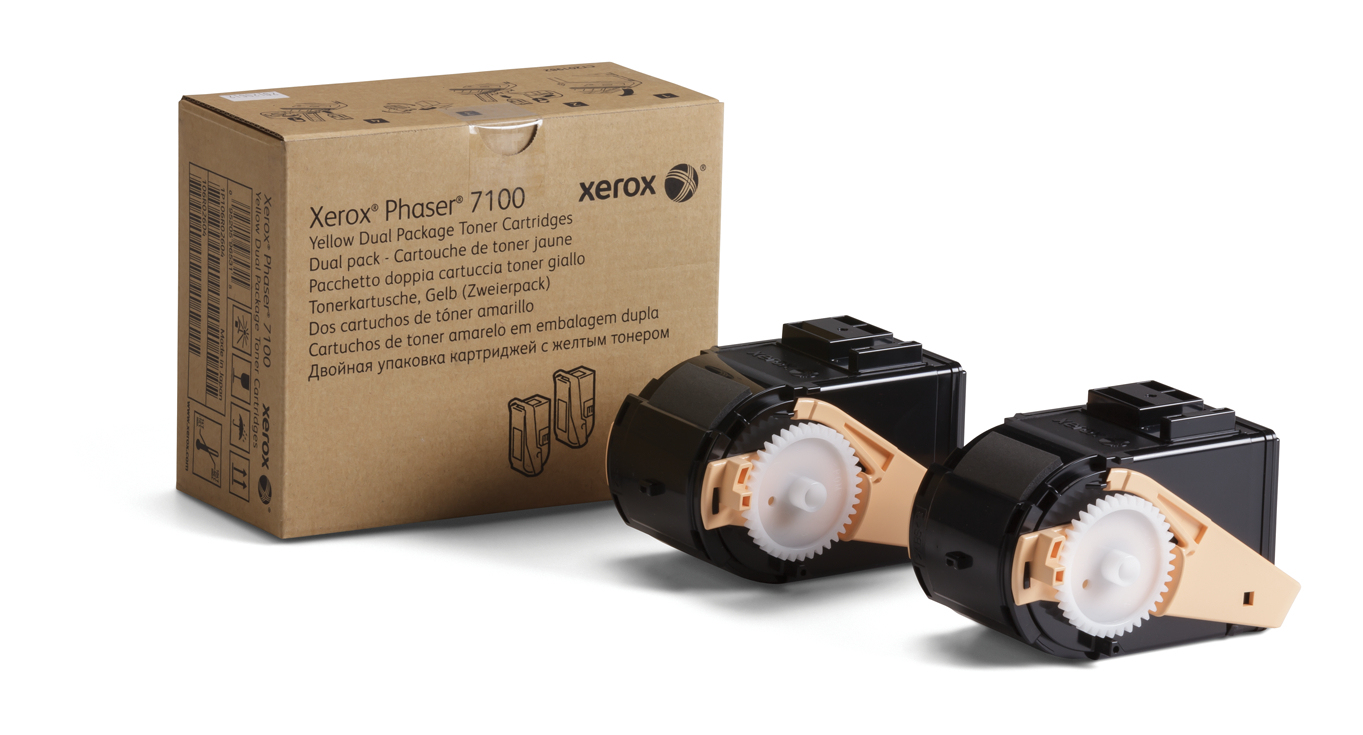 Image of Xerox 106R02604 Toner-kit yellow twin pack, 2x4.5K pages ISO/IEC...