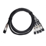 ATGBICS 470-ABQF Dell Compatible Direct Attach Copper Breakout Cable 100G QSFP28 to 4x25G SFP28 (2m, Passive)
