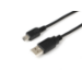 Microconnect USBAMB510 USB cable USB 2.0 10 m USB A Mini-USB B Black