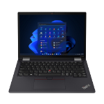 Lenovo ThinkPad X13 Yoga Gen 3 Intel® Core™ i7 i7-1255U Hybrid (2-in-1) 33.8 cm (13.3") Touchscreen WUXGA 16 GB LPDDR4x-SDRAM 512 GB SSD Wi-Fi 6E (802.11ax) Windows 11 Pro Black