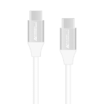 Advanced Accessories BULK - CHARGE-iT Premium USB-C to USB-C Cable Supports Fast Charge - 1 Metre - White