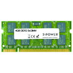 2-Power 4GB DDR2 800MHz SoDIMM Memory - replaces KTH-ZD8000C6/4G