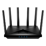 Cudy WR11000 wireless router 2.5 Gigabit Ethernet Tri-band (2.4 GHz / 5 GHz / 6 GHz) Black