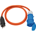Brennenstuhl 1132910025 power cable Orange 1.5 m IEC Type E (3.4 mm, 3.1 mm) Power plug type F