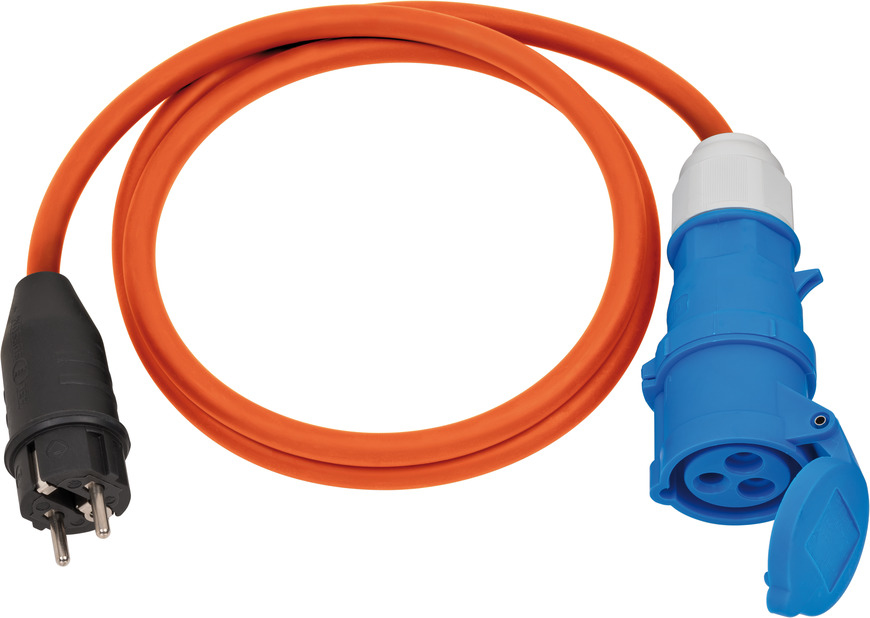 Image of Brennenstuhl 1132910025 power cable Orange 1.5 m IEC Type E (3.4...
